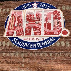 City of Anderson, Indiana - Mural designed by Wil Foster