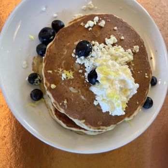 Another Broken Egg Cafe - Lemon Goat Cheese blueberry pancakes- A must! - Cafes Near Me - Orange Beach, Alabama Another Broken Egg Cafe - Lemon Goat Cheese blueberry pancakes- A must! - Cafes Near Me - Orange Beach, Alabama