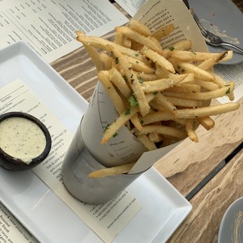 Blue Ridge Kitchen - Truffle parmesan garlic fries (yea, it is what you would want it to be and more) - Southern Near Me - Sebastopol, California