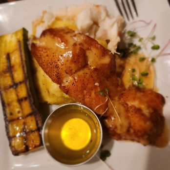 AJ's Old Town Steakhouse - I ordered the Rock fish with a side of  King crab.  I think the rock fish was tough and probably way over cooked. - Steakhouses Near Me - Homer, Alaska