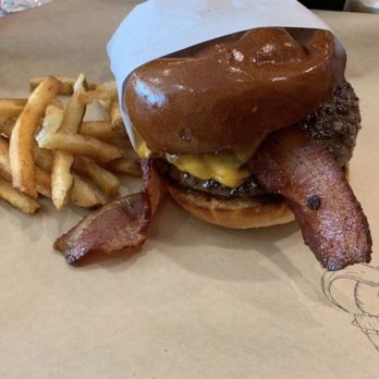Grill 'Em All - 1/2 lb. Samoa Joe Burger - Burgers Near Me - Long Beach, California