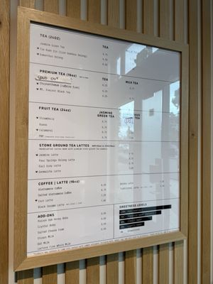 Menu photo 6 Haiku Teahouse San Jose, CA