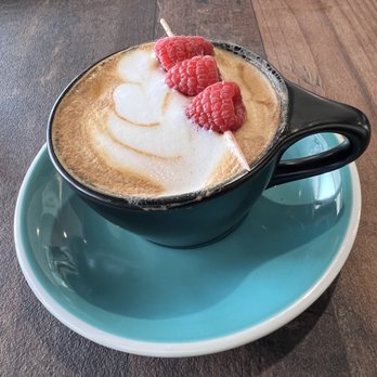 Sips - The Lorenzo Raspberry Mocha Latte - Coffee & Tea Near Me - Longboat Key, Florida