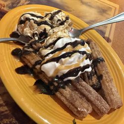 El Toro Loco - Churros with ice cream.