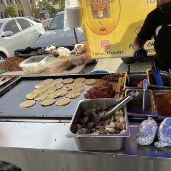 Tacos Uziel - a woman preparing tacoss - Pop-Up Restaurants Near Me - Long Beach, California