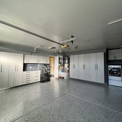 Tim has worked his magic.  Love the floor and a place for everything.