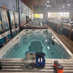 Phoenix Hot Tubs and Swim Spas - Our Testable swim spa!