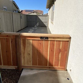 Living Elements Landscape - Dog Run and new gate - Masonry/Concrete Near Me - Sacramento, California