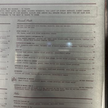 Pink Mamma - Menu - Steakhouses Near Me - Paris, 75