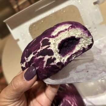 Mr Wu Dim Sum - Ube Purple Yam Bun-comes in a set of 2! Not overly sweet but yummy!! - Dim Sum Near Me - New York, New York Mr Wu Dim Sum - Ube Purple Yam Bun-comes in a set of 2! Not overly sweet but yummy!! - Dim Sum Near Me - New York, New York