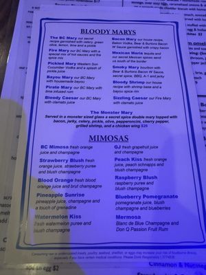 Menu photo 2 Breakfast Club Too Key West, FL Menu photo 2 Breakfast Club Too Key West, FL