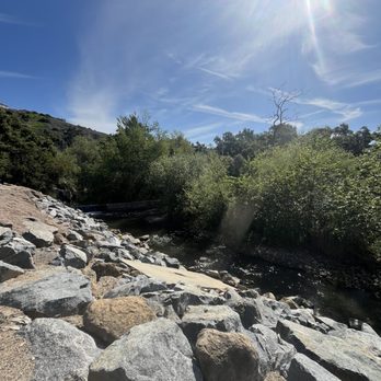 Santiago Oaks Regional Park - stone area near neighborhood - Parks Near Me - Orange, California