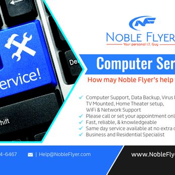 Noble Flyer - On Site Computer Repair - IT Services & Computer Repair Near Me - Omaha, Nebraska Noble Flyer - On Site Computer Repair - IT Services & Computer Repair Near Me - Omaha, Nebraska