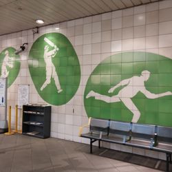 Oval Underground Station - Mural