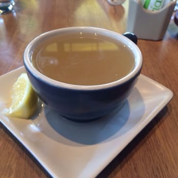 True Food Kitchen - The Natural - hot ginger herbal tasting drink. Very good and interesting! - New American Near Me - Denver, Colorado