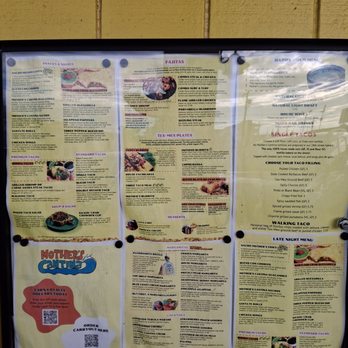 Mother's Cantina - Outside menu - Mexican Near Me - Ocean City, Maryland Mother's Cantina - Outside menu - Mexican Near Me - Ocean City, Maryland