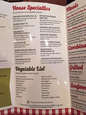 Menu photo 2 Mama Dip's Kitchen Chapel Hill, NC