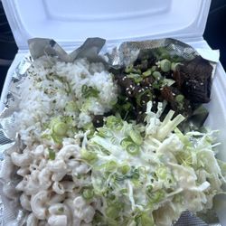 The Spicy Fish - Korean BBQ Beef Hawaiian Plate