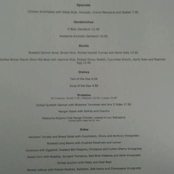 Forage - Menu - Salad Near Me - Los Angeles, California