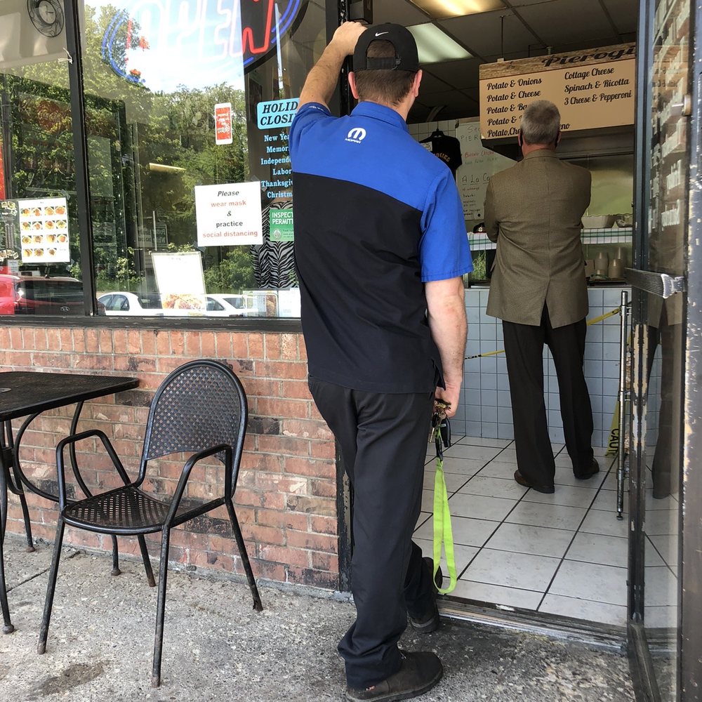 Forgotten Taste Pierogies - Waiting outside the store - Russian Near Me - Moon, Pennsylvania