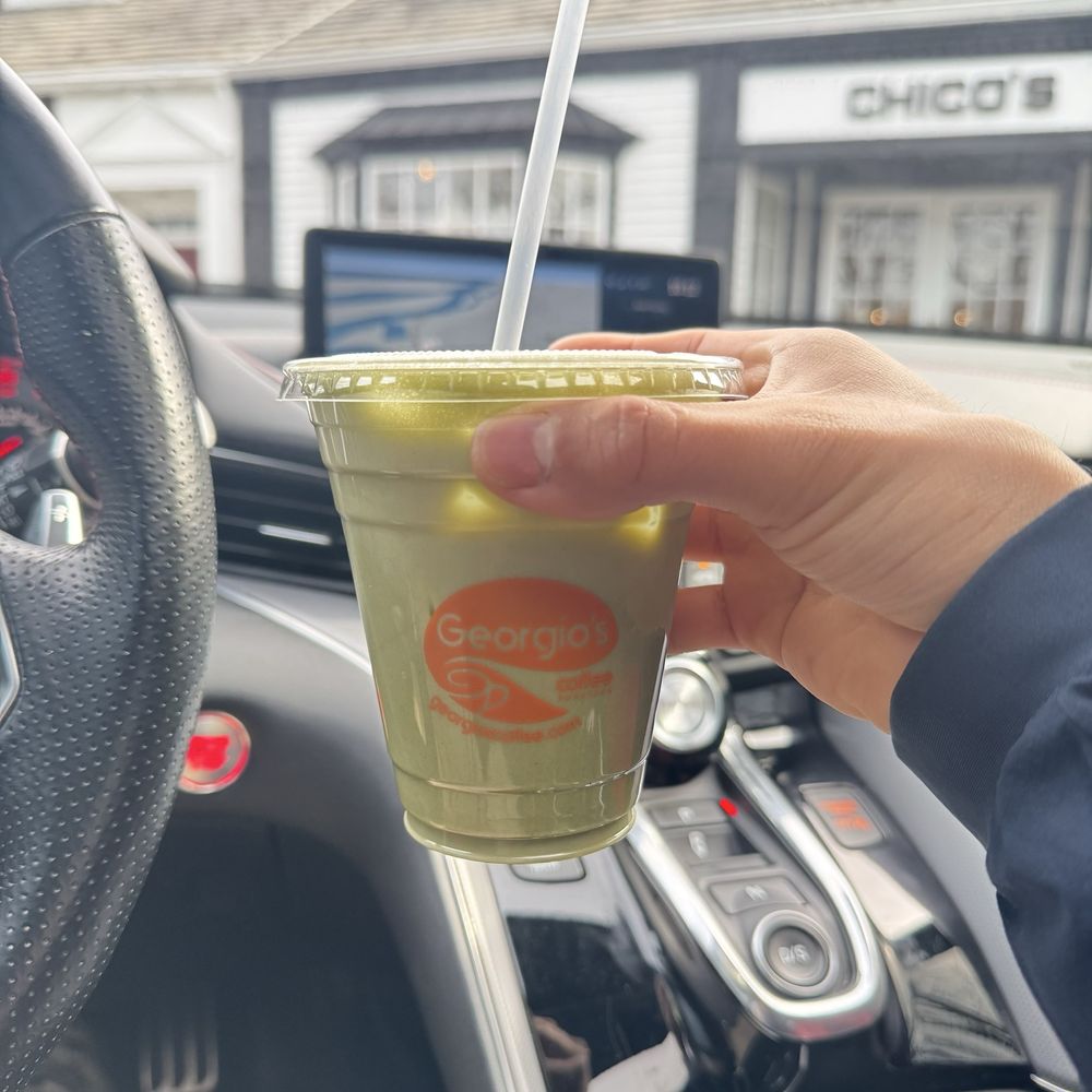 Georgio's Coffee Roaster - iced strawberry matcha - Coffee Roasteries Near Me - Stony Brook, New York Georgio's Coffee Roaster - iced strawberry matcha - Coffee Roasteries Near Me - Stony Brook, New York