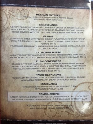 Menu photo 5 Falcon Restaurant & Lounge Winslow, AZ Menu photo 5 Falcon Restaurant & Lounge Winslow, AZ