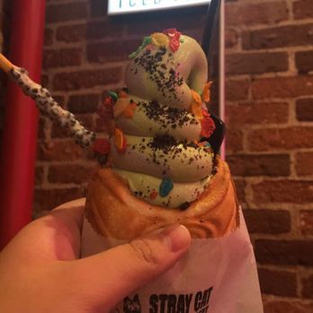 Roll Factory by Straycat Kitchen - $6.00 , free toppings , Nutella filling, black sesame matcha swirl , smooth and creamy ! - Poke Near Me - Pasadena, California Roll Factory by Straycat Kitchen - $6.00 , free toppings , Nutella filling, black sesame matcha swirl , smooth and creamy ! - Poke Near Me - Pasadena, California