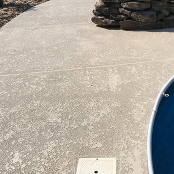 New Day Contracting - Product was mixed and applied incorrectly leaving it too rough to walk on - Masonry/Concrete Near Me - Sugar Hill, Georgia