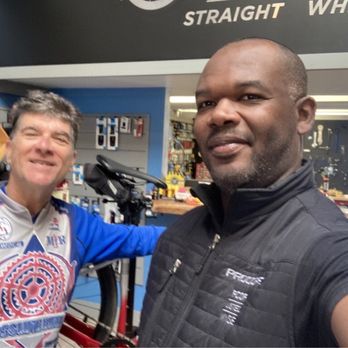 Straight Wheel Cycling - Tim and Tony at San Mateo shop. - Bikes Near Me - Half Moon Bay, California Straight Wheel Cycling - Tim and Tony at San Mateo shop. - Bikes Near Me - Half Moon Bay, California