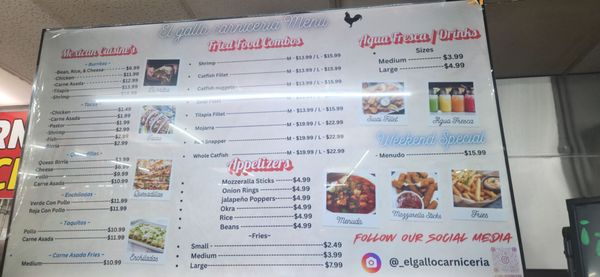 Menu photo 2 El Gallo Carniceria Rialto, CA