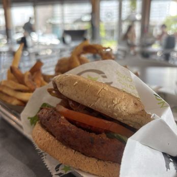 BurgerFi - Veg-Fi burger. No cheese is Vegan! - Burgers Near Me - Bradenton, Florida BurgerFi - Veg-Fi burger. No cheese is Vegan! - Burgers Near Me - Bradenton, Florida