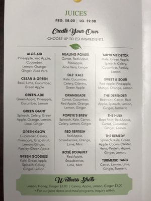 Menu photo 6 Village Juice Garden Malverne, NY Menu photo 6 Village Juice Garden Malverne, NY