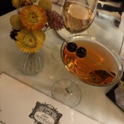 Casa Novello - Cherry martini special and glass of rose