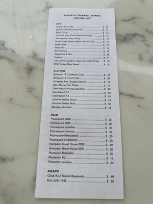 Menu photo 2 Buffalo Traders Lounge Grand Rapids, MI