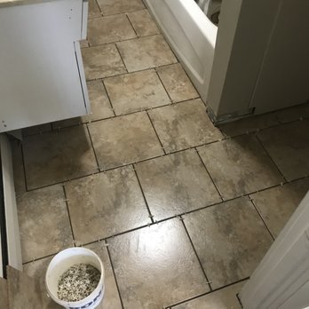 LaFleur’s Renovations - New floor tiles after new subfloor installed - General Contractors Near Me
