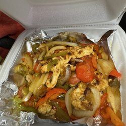 Chicken fajitas