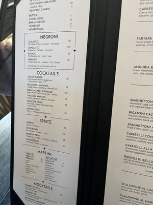 Menu photo 3 Bellucci Italia Montreal, QC Menu photo 3 Bellucci Italia Montreal, QC