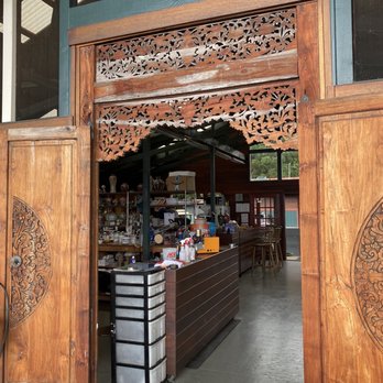 Sacred Grounds - Door the owner brought back from Bali - Attraction Farms Near Me - Captain Cook, Hawaii Sacred Grounds - Door the owner brought back from Bali - Attraction Farms Near Me - Captain Cook, Hawaii