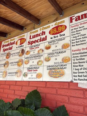 Menu photo 3 El Taco De Jalisco San Antonio, TX