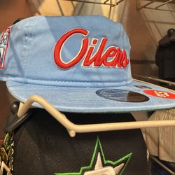 Lids - Sweet Houston Oilers NFL hat. To Gen Z, the Oilers relocated to Tennessee in the mid 1990's and eventually became the Titans.