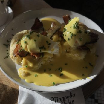 Magnolia Table - Farm Egg Benedict - Breakfast & Brunch Near Me - Waco, Texas Magnolia Table - Farm Egg Benedict - Breakfast & Brunch Near Me - Waco, Texas