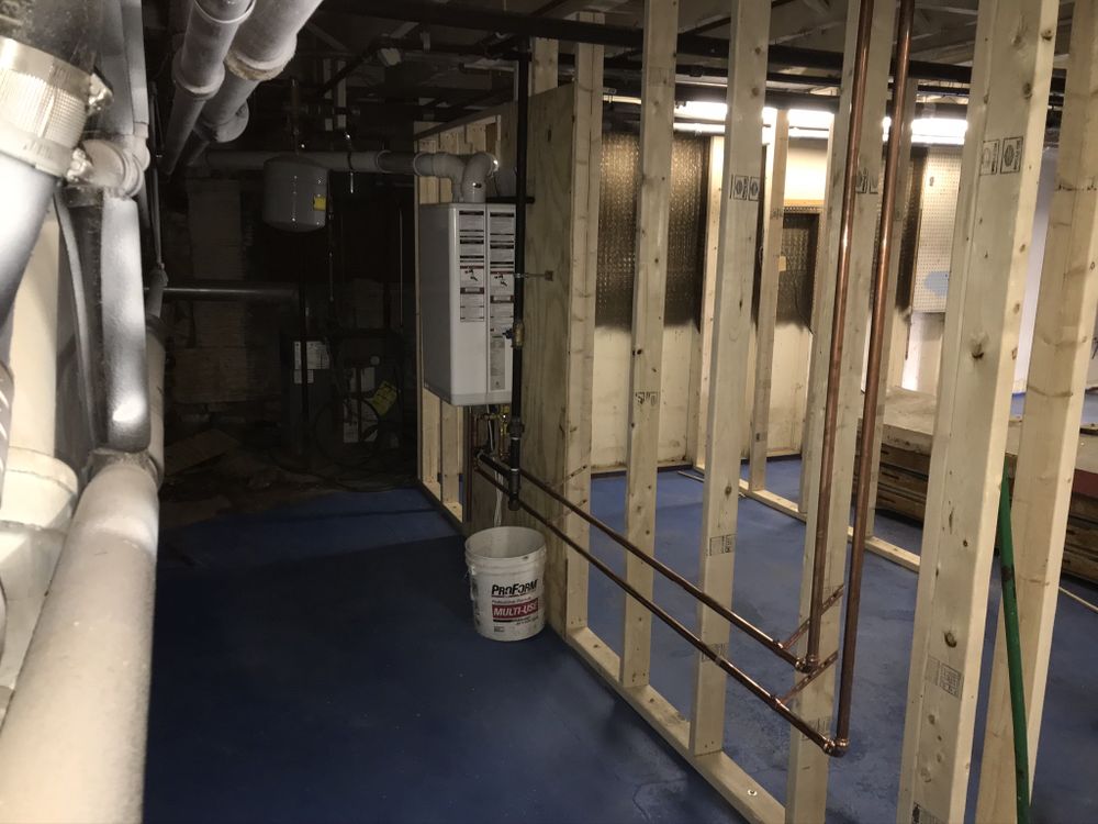 Slide of B Hadley plumbing and heating