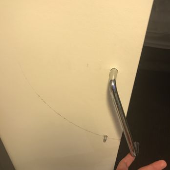 Aloft Silicon Valley - The broken scuffed door handle. - Hotels Near Me - Newark, California