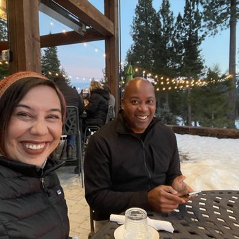 The Sawyer - Our first time dining in the snow around the warmth of the fire table. Spectacular views and excellent service! - New American Near Me - Truckee, California The Sawyer - Our first time dining in the snow around the warmth of the fire table. Spectacular views and excellent service! - New American Near Me - Truckee, California