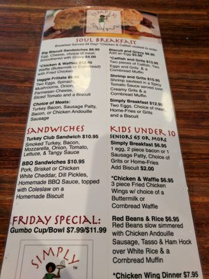 Menu photo 5 Simply Soulful Seattle, WA