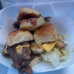WestsideSliders1029 - 2 steak sliders & 1 shrimp slider Nothing but