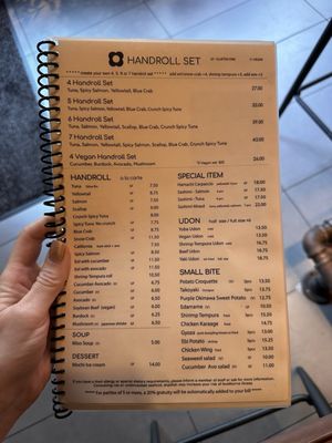 Menu photo 8 Handroll Bar Rolling New York, NY Menu photo 8 Handroll Bar Rolling New York, NY