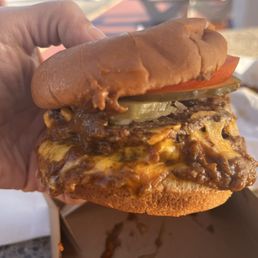 Double Chili cheese burger