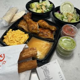 Everything you get for the Dinner for Two! So much food for $11!! (With coupon)