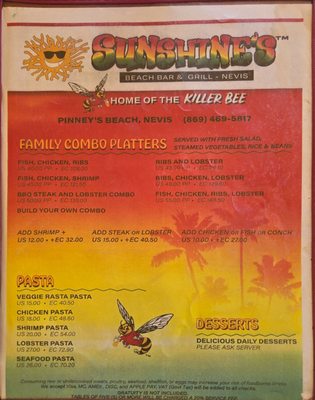 Menu photo 4 Sunshine Grill St Kitts, SA Menu photo 4 Sunshine Grill St Kitts, SA